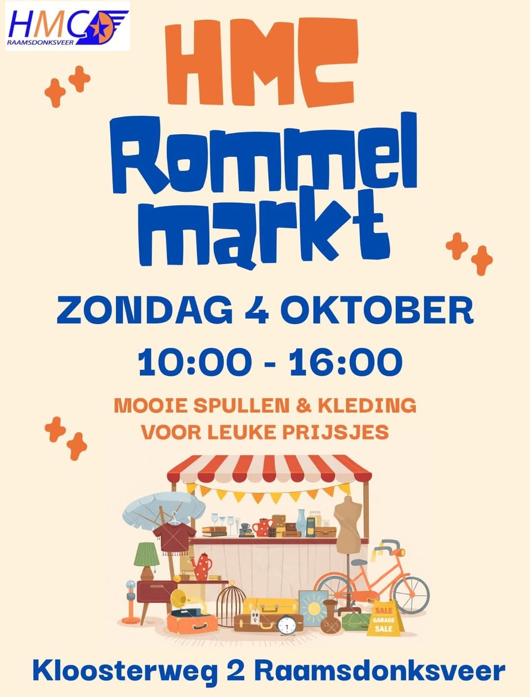 Rommelmarkt HMC Raamsdonksveer 2026
