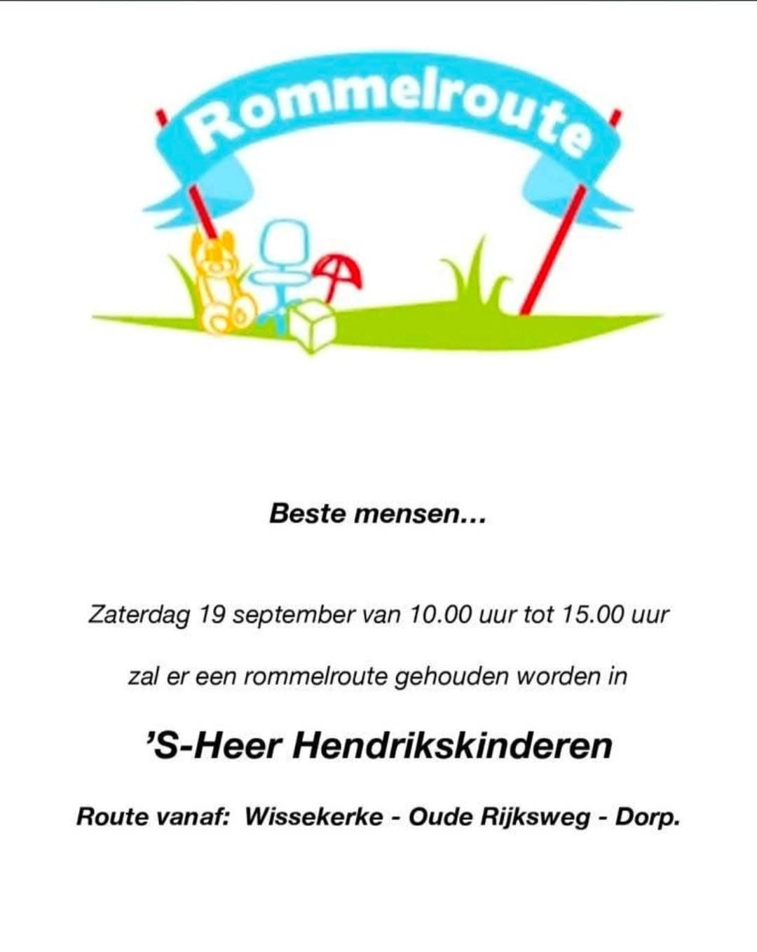 Rommelroute 's-Heer Hendrikskinderen 2026