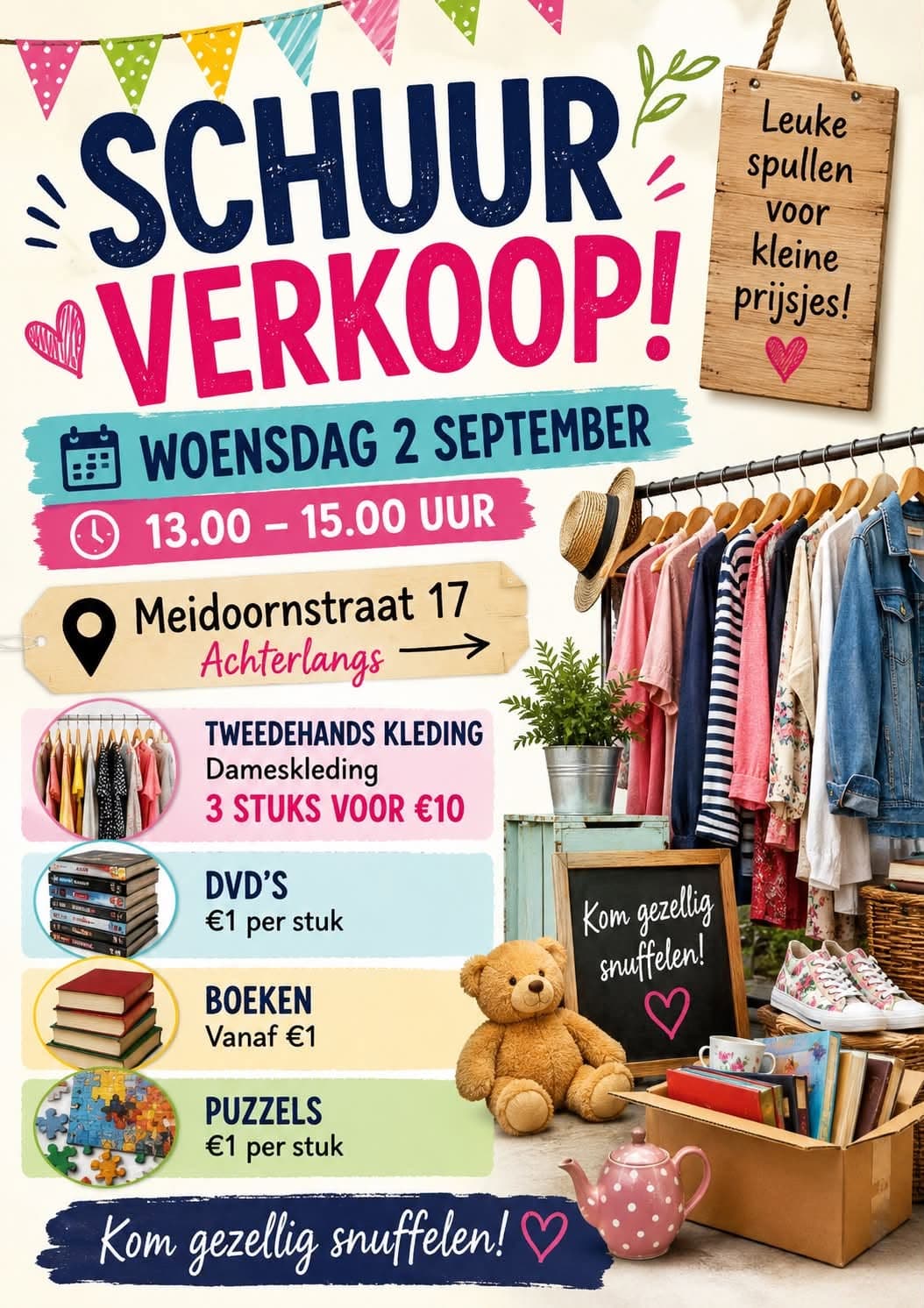 Schuurverkoop Ooltgensplaat 2 september 2026
