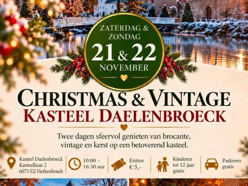 Christmas and Vintage op Kasteel Daelenbroeck