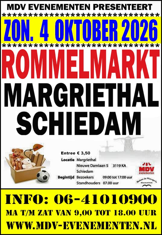 Rommelmarkt Margriethal Schiedam 04-10-26