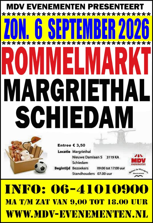 Rommelmarkt Margriethal Schiedam 06-09-26
