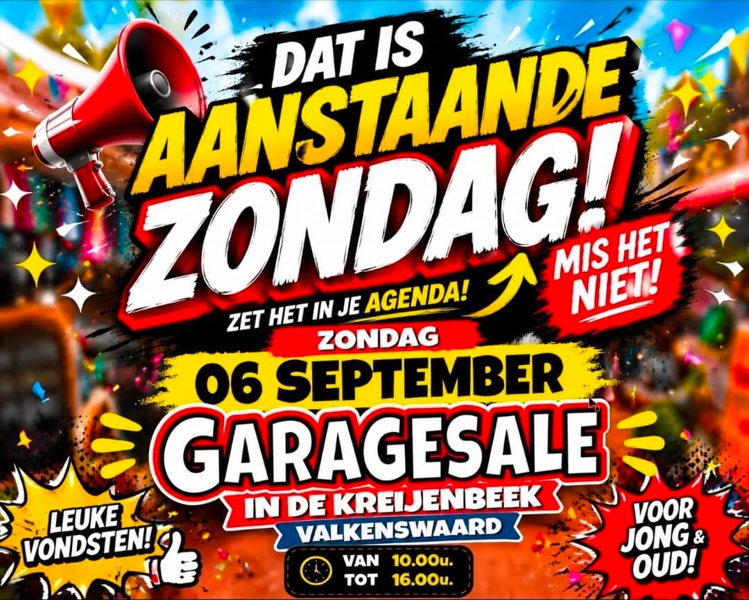 Garage Sale De Kreijenbeek Valkenswaard