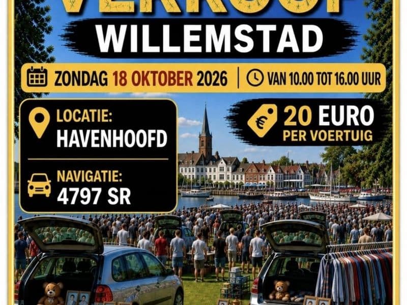 Kofferbakverkoop Willemstad 18-10-26