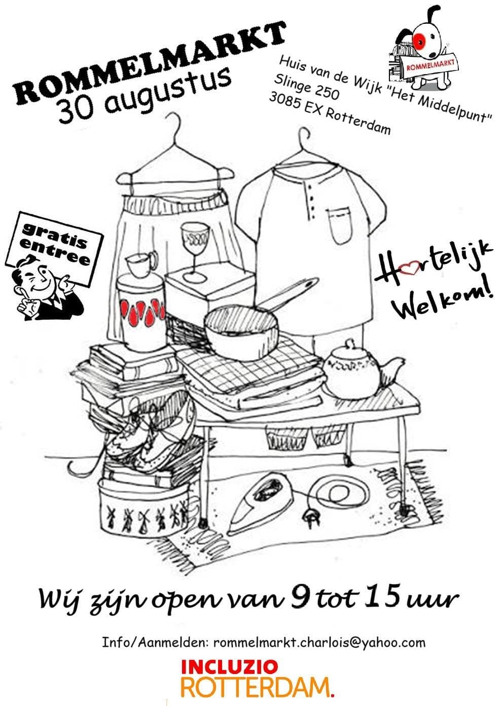 Rommelmarkt Huis van de Wijk "Het Middelpunt"
