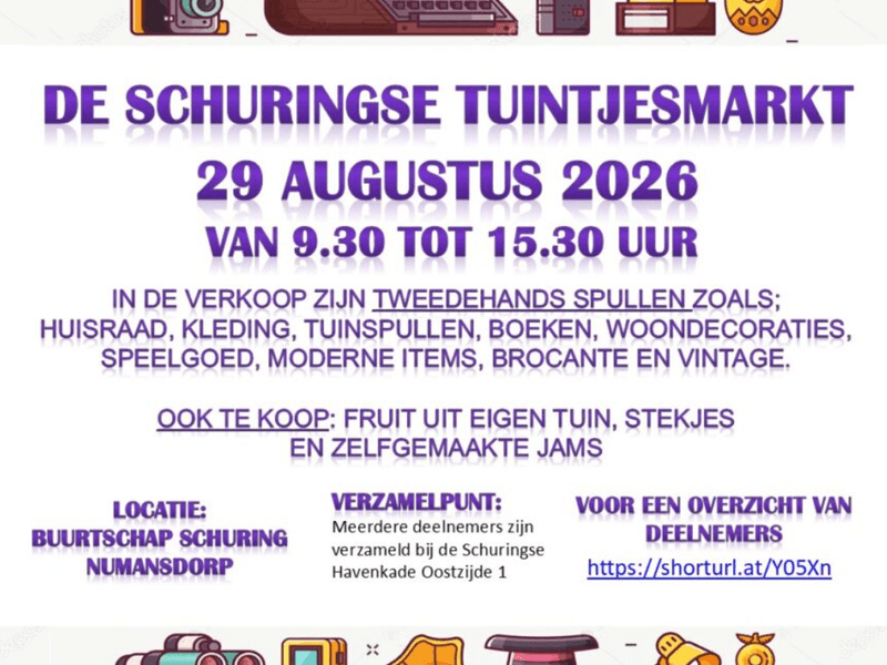 Schuringse Tuintjesmarkt 2026