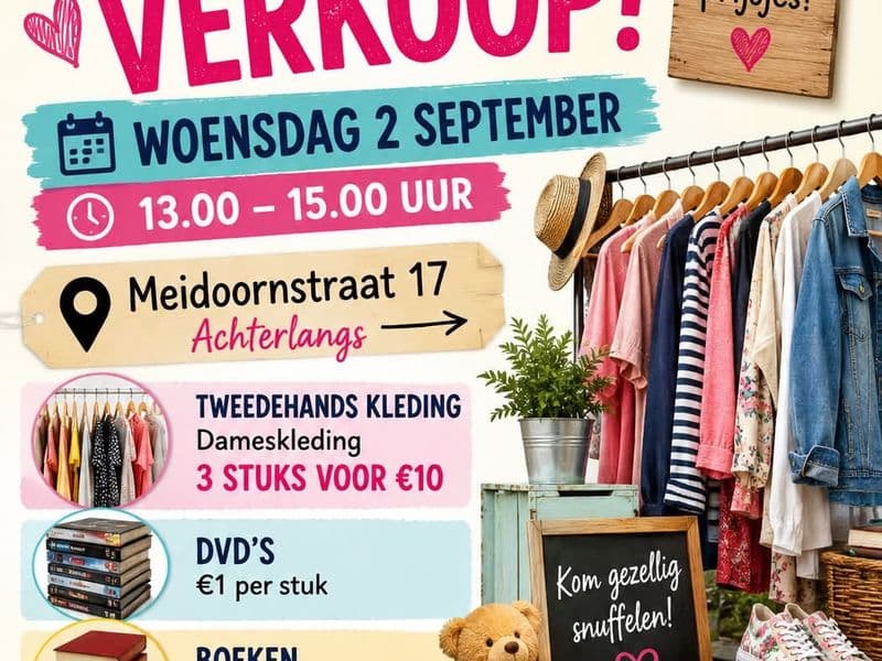 Schuurverkoop Ooltgensplaat 2 september 2026