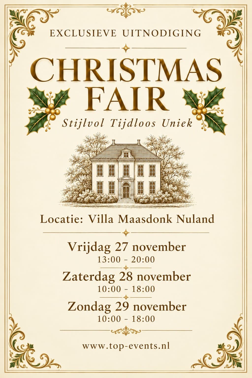Christmas Fair Villa Maasdonk Nuland